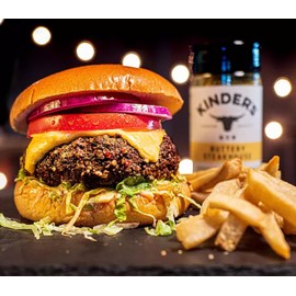 PPB Variety Pack - Kinder's Buttery Steakhouse 9.5oz, The Blend 10.5oz and Pegasus Premium Brands 3-Step Lid Cover