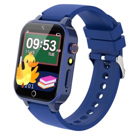 Ruopoem Kids Smart Watch Boys Girls, Smart Watch for Kids with 26 Games HD Touchscreen Music Player Video Step Counter Alarm, Kids Watch for Boys Toys Birthday Gifts for Girls and Boys Ages 4-12
