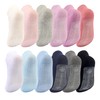 Dicry Calcetines Antideslizantes Bebé de Algodón para Niños Niñas (12