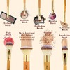Matto 9-Piece Bamboo Makeup Brush Set with Travel Bag