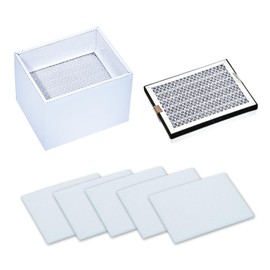 POWERTEC 3-Stage Filtration Replacement Kit for FE1380 Solder Fume Extractor, Includes 5 Pre-Filters, 1 Middle Filter & 1 Main Filter, 99.97% Purification for Solder Smoke and Fumes (75093)