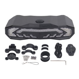 Bike Tail Light with Turn Signal Brake Warning Lamp Electric Bell Alarm Remote Control USB Bike Rear Light