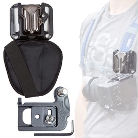 SPIDERCAMERAHOLSTER ミラーレス・軽量一眼レフ用カメラホルスター＆バッグ取付用アダプターセット　SPIDER LIGHT BACKPACKER