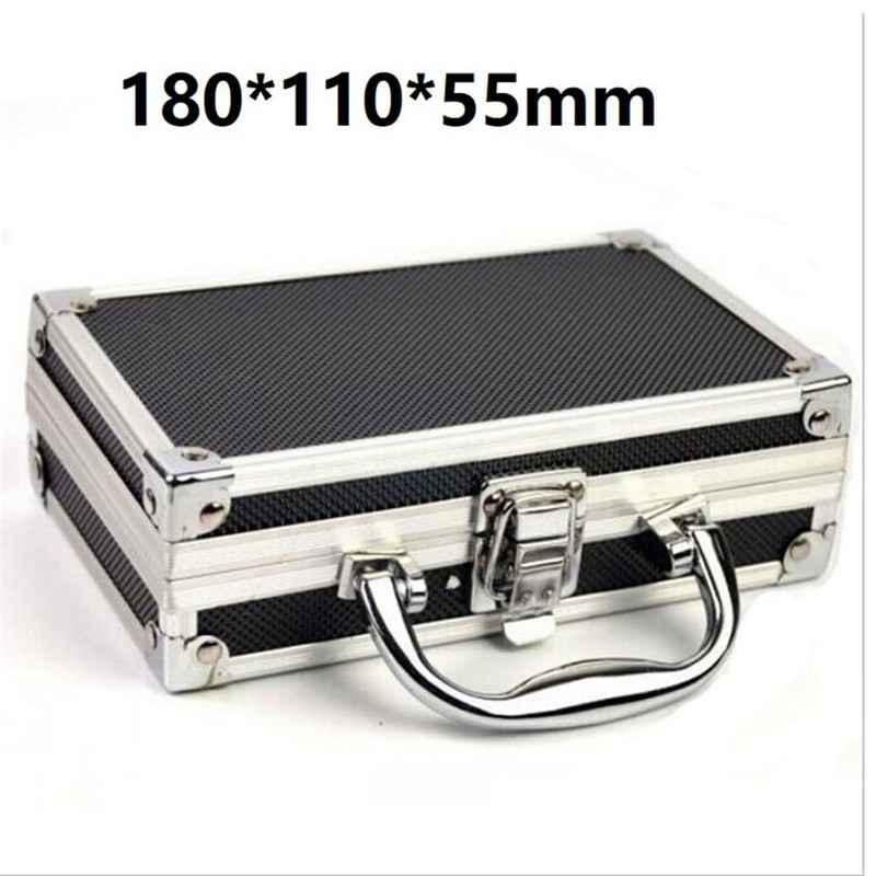 Yuikome Aluminum Alloy Toolbox Accessories Storage Box Practical Aluminum Suitcase