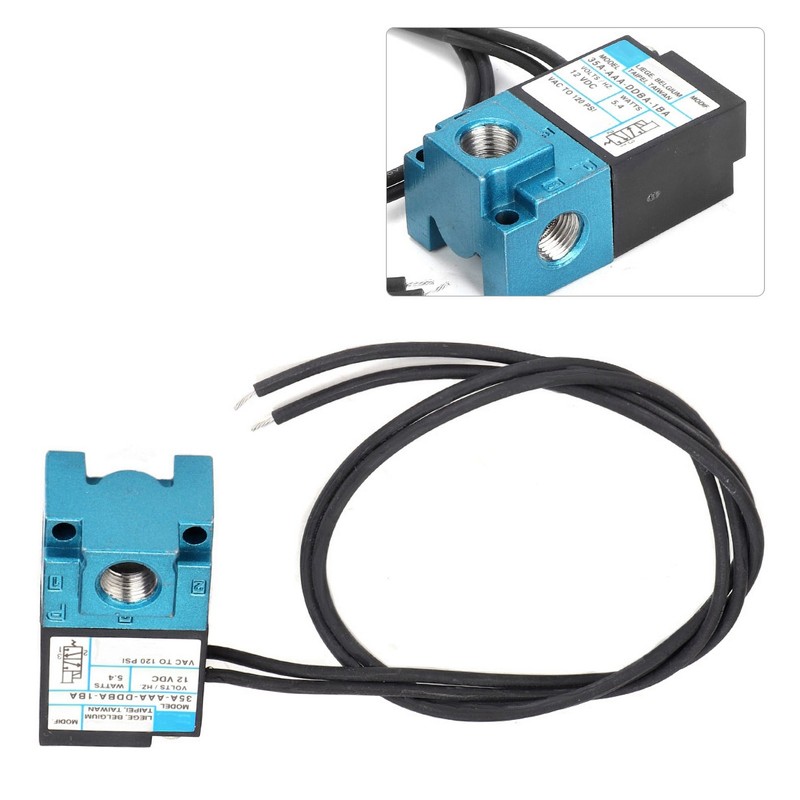 3 Port Electronic Boost Control Solenoid Valve DC12V 5.4W 35A