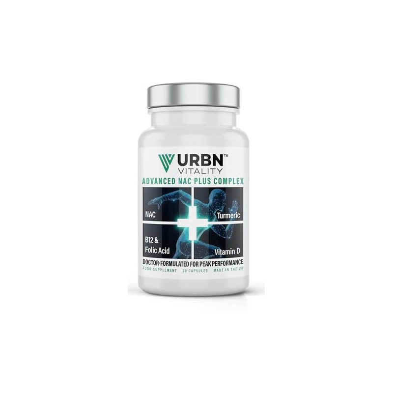 NAC Supplement 600mg | High Strength Antioxidant Complex with Turmeric,