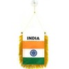 India Mini Banners (Set of 12 Polyester Flags)