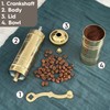 Glios Decorative Handmade Turkish Black Pepper & Coffee Grinder, Refillable
