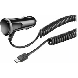 Insignia NEW Insignia 12 Watt 2.4 Amp Car Charger 6' Coiled Micro USB Cable BLACK adapter