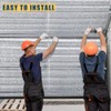 8 Pcs 24'' x 60" Garage Door Insulation KIT Set