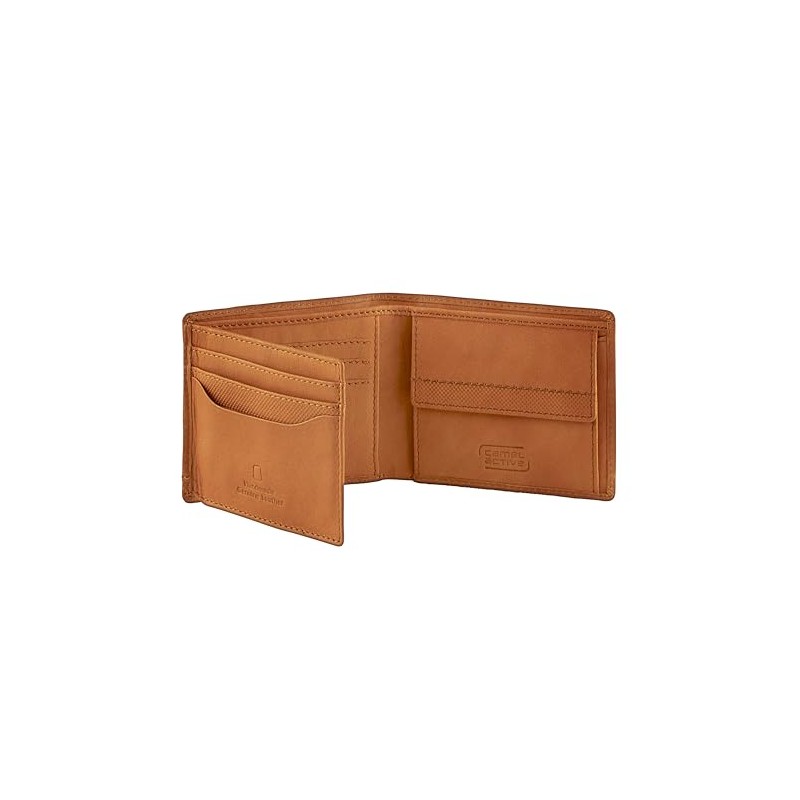 camel active Nimbus Men's Wallet Small Landscape Format RFID Leather