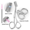 Eyebrow scissors, eyebrow scissors with comb, eyebrow trimmer, eyebrow trimming