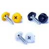 YUVA Number Plate Oversized Screws Plastic Top, Number Plate Screws