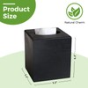 S310 Wood Tissue Box Cover, Square Tissue Box Holder with