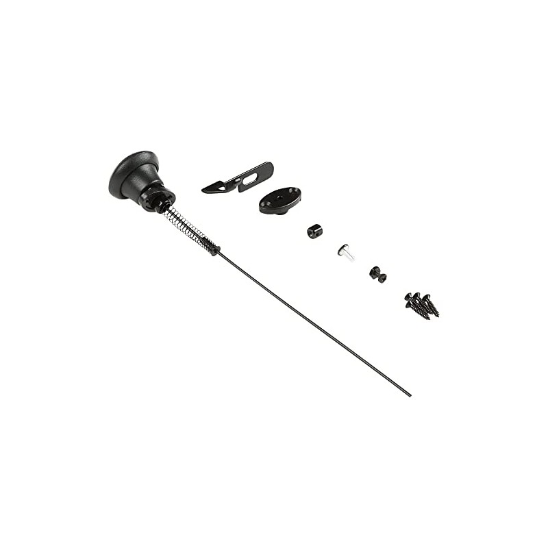 National Hardware N109-070 Gate Latch Cable Pull, Black