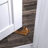 Door Stopper Wooden Hand Carved Wedge Decorative Door Stop for