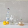 Creative Co-Op Glass Cloche with Wood Base and Duck Topper,