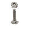 Hammer Screw T-Screw M8 30 mm Nut 8 for Aluminium