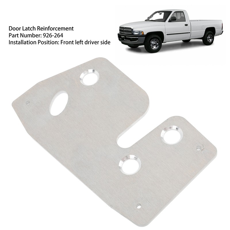 Door Latch Repair Reinforcement Plate 926‑264 Front Left Driver Side