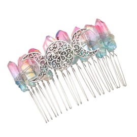 FRCOLOR 1pc Handmade Tuck Comb Hair Decor Natural Hair Comb for Weddings Styling Girl Accessories Elegant Tooth Design Comfortable Versatile