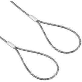 OH Kogyo OLW6-15 Locking Stop Wire Rope Sling 0.24 in x 4.9 ft (6 mm x 1.5 m)