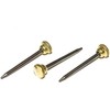 Dzina Picture Photo Hanging Hook PINS KNURLED Brass Head (