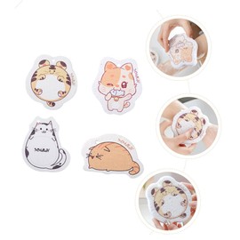 Anneome 4pcs Cartoon Animals Dish Scrub Sponge Wood Cleaning Sponge for Effortless Dish Washing Strong Absorbency Durable Unique Design