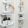 Bath Bliss Aluminum Corner Shower Organizer | 4 Tier |