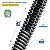 Flextron FTGC-SS14-36 36" Gas Line Connector with 3/8" Outer Diameter