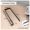 EDELREITER® ZEWA Kitchen Roll Holder without Drilling, High-Quality Stainless Steel