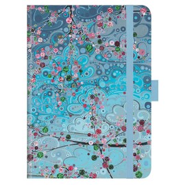 Premium Timer Big "Sky" 2025: Hochwertiger Buchkalender. Terminplaner mit Wochenkalendarium, Gummiband und Stifthalter. 12 x 17 cm