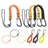 MECCANIXITY Retractable Tool Lanyard 2ft with Aluminum Buckle and Adjustable
