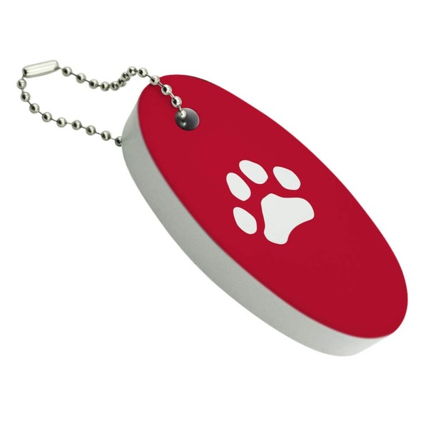 GRAPHICS & MORE Paw Print Dog Cat White on Black