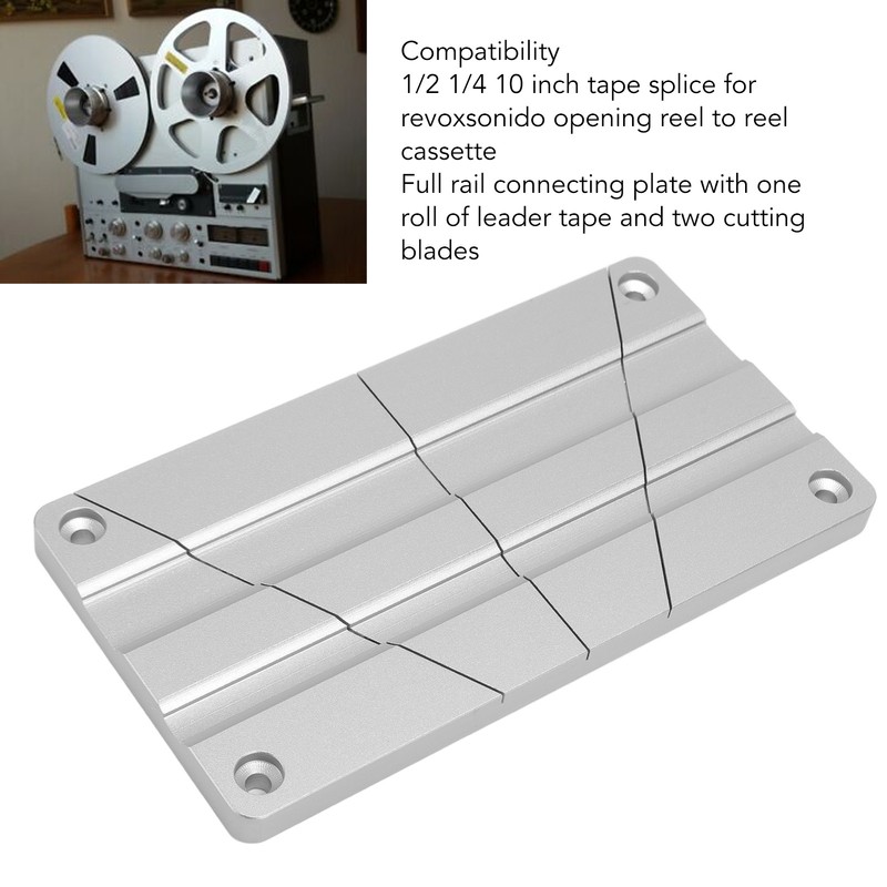 1/2 1/4 10 Inch Tape Splicing Set with Leader Tape