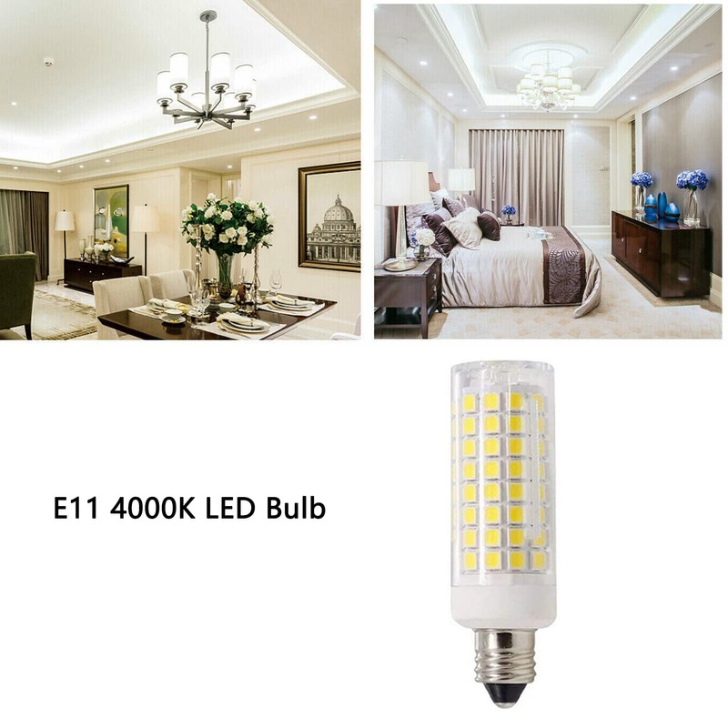 Lxcom Lighting Dimmable E11 LED Corn Bulb 10W Mini Ceramic