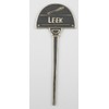 Black Country Metal Works Cast Brass Leek Vegetable Sign