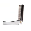VOANZO Folding Comb Moustache Comb Stainless Steel Beard Comb for