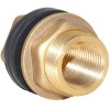sashow 1-1/2" Female 2" Male Soild Brass Water Tank Connector