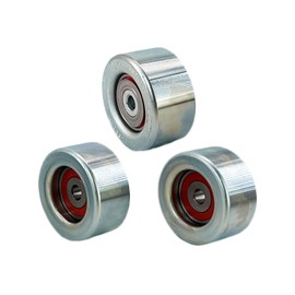 Fudatong Idler Pulley Kit Fit for Toyota 4Runner Tacoma Tundra Hilux 4.0L V6 1GRFE 2003-15 Replace # 1660331040 166030P030 1660431020 166040P011 3 Pack