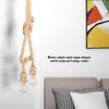 Zerodis Hemp Rope Pendant Light Fixture, 59.1inch Hemp Rope Light