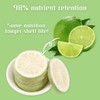Haomly Freeze-dried Seedless Lime Slices,2.8oz(80g),Dehydrated Limes for Cocktails,Tea, Snacking, Baking,
