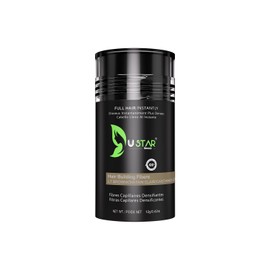 Ustar Hair Building Fibers for Thinning Hair 12g Light Brown Conceals Hair Loss Instantly Thicker Fuller Natural Look 9 Shades for Women & Men