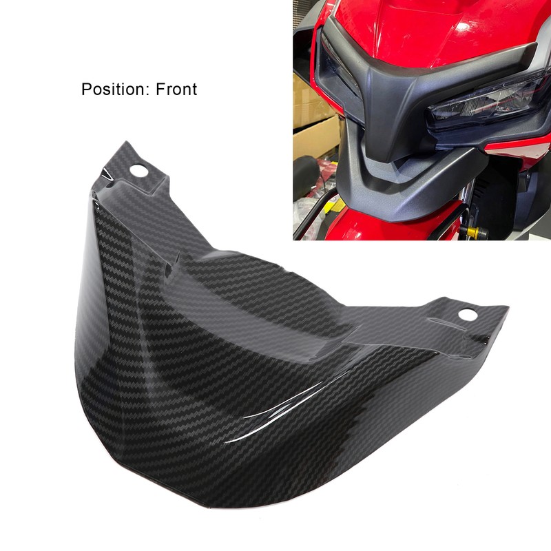 Motorcycle Front Windshield Fairing Wind Deflector Carbon Fiber Style Replacement