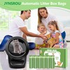 JYNSROU 120 Counts Self Cleaning Litter Box Bags with Drawstring,