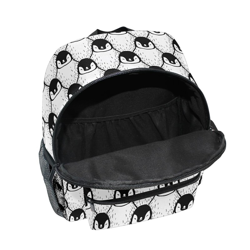 Children's Backpack, Kids Schoolbag Cute Penguin Print Students Bookbag for