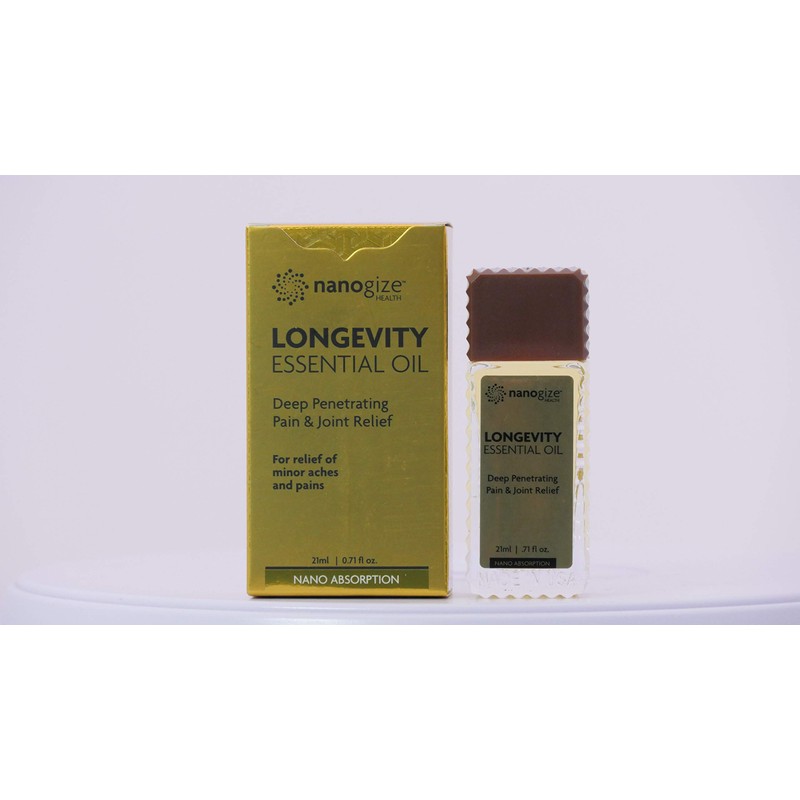 Nanogize Health Longevity Essential Oil Deep Penetrating 21mL/0.71fl oz. -
