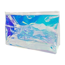 TotePrint Holographic Phantom PVC Waterproof Makeup Pack for Travel Makeup, De-d1032-22-299-1, Modern
