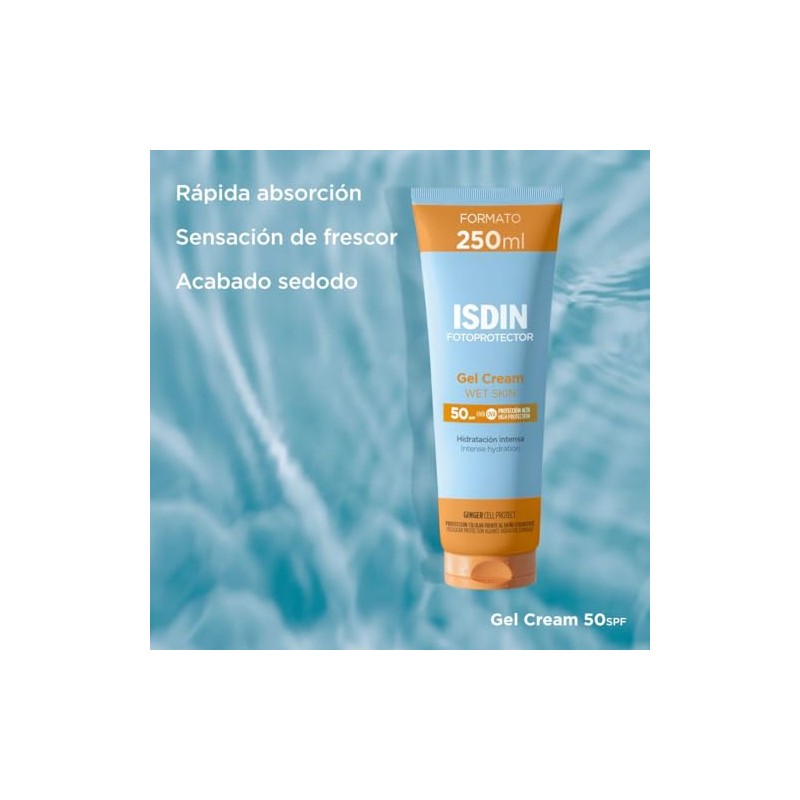 Isdin Fotoprotector Gel Cream Spf Protector Solar Corporal Refrescante Hidratante