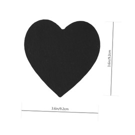 Mikinona 3Pcs Simple Coaster Japanese Rock Design Heat Resistant Cup Mat for Table Protection Unique Heart Shape for Home Decor and Everyday Use