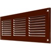 Vent Systems 30x10cm Air Vent Covers - Brown - Metal